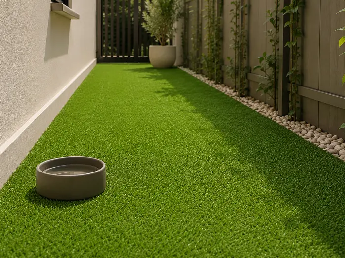 Artificial grass pet run