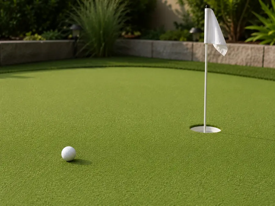Artificial grass putting green