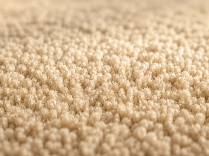 Plush cut pile carpet