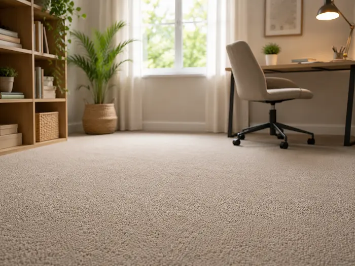 Carpet in a home office
