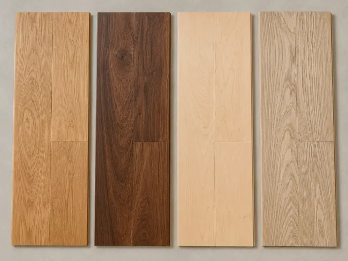 Engineered wood species samples
