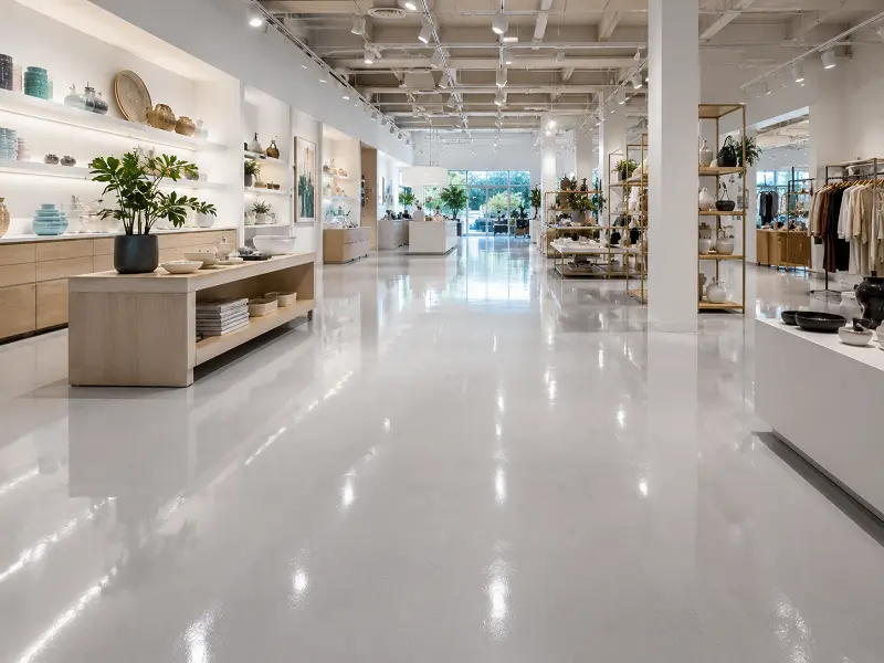 Industrial and commercial epoxy floor