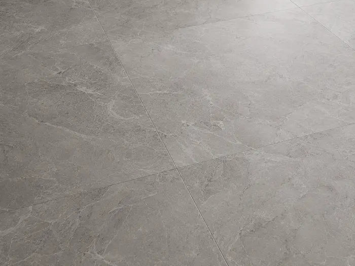 Stone-look LVT tile flooring
