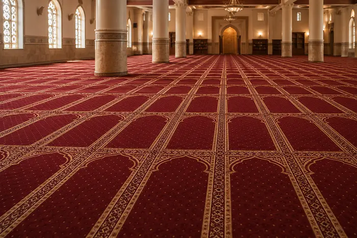 Mosque prayer-hall carpet