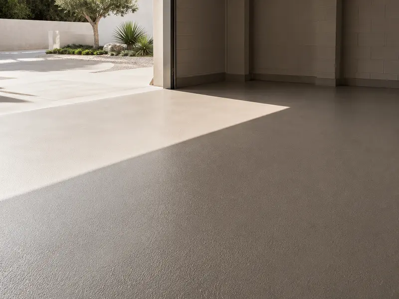 Polyurethane garage floor coating
