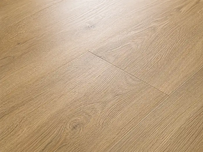 Wood-look PVC plank flooring