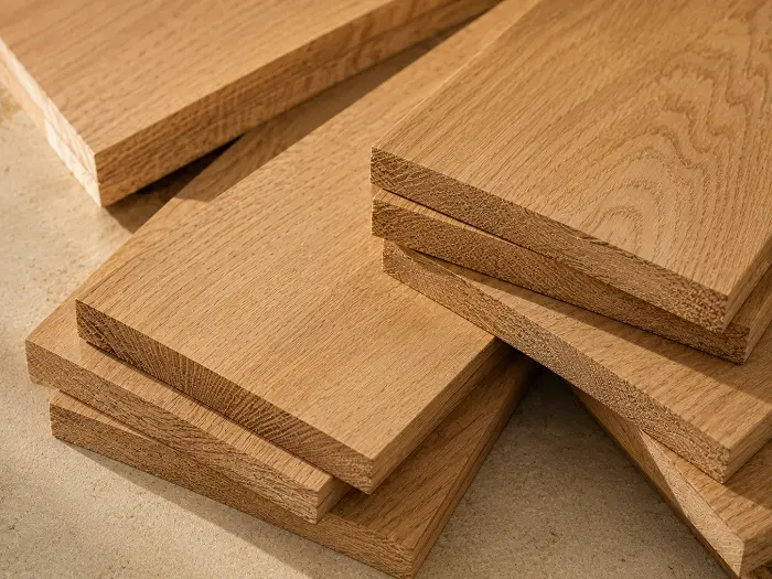 Solid parquet wood blocks