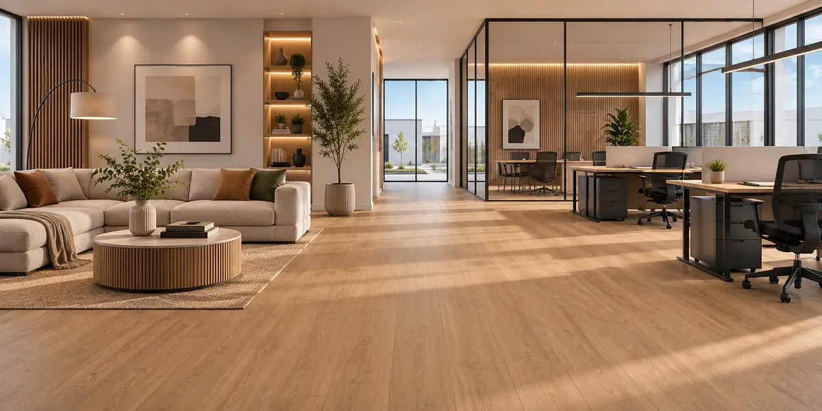 SPC flooring in residential and commercial spaces