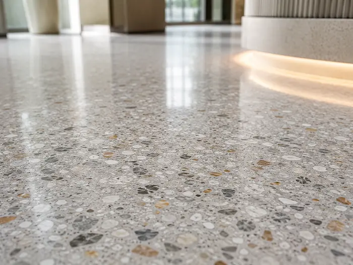 Terrazzo composite stone flooring