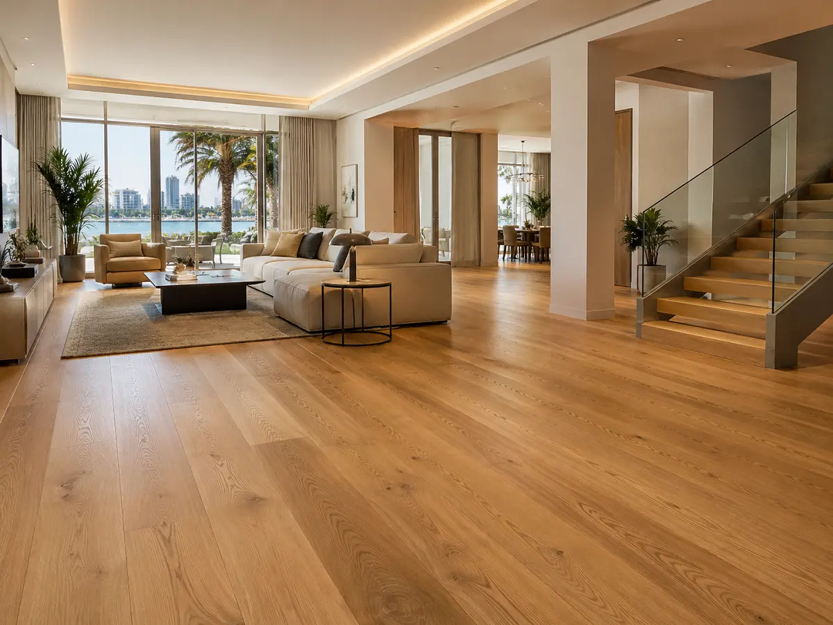أرضيات راقية في منزل بأبوظبي من Urban Flooring