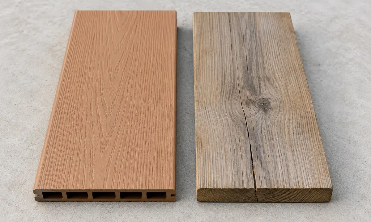 WPC composite decking versus natural timber decking